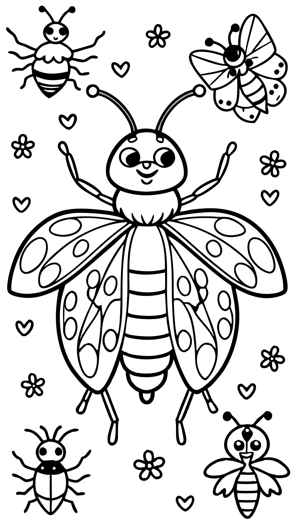 printable coloring pages bugs